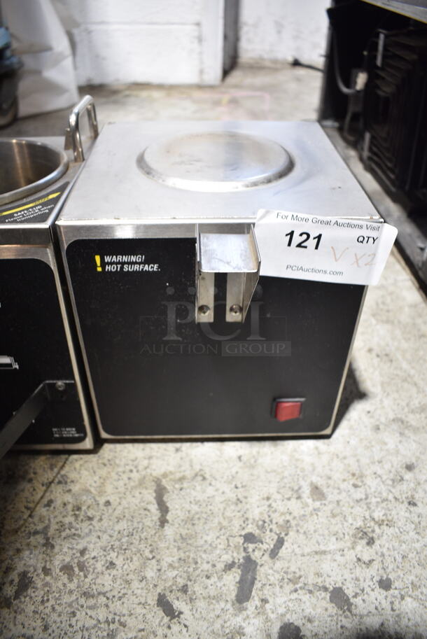 Curtis SCGEM-3 Stainless Steel Coffee Satellite Server and Curtis SCGEM-3-5 Server Stand. No Lid.  - Image 2 of 6