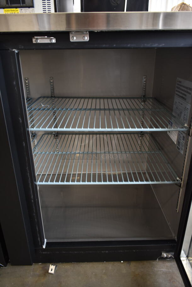BRAND NEW SCRATCH AND DENT! 2023 Avantco 178UBB4GHC Metal Commercial 3 Door Back Bar Cooler Merchandiser. 115 Volts, 1 Phase. Tested and Working! - Image 8 of 10