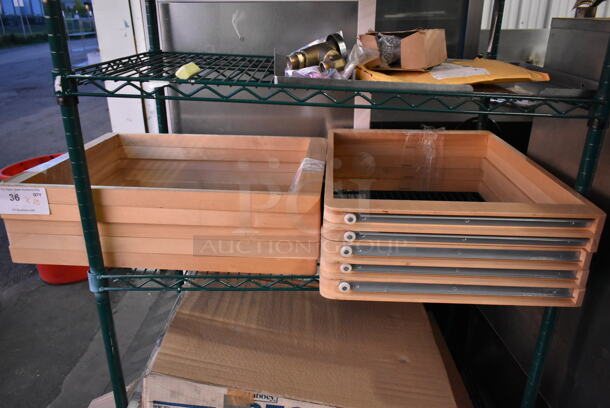 10 Wood Pattern Frames. 10 Times Your Bid! - Image 1 of 4