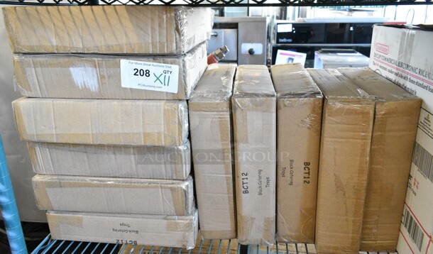 11 Boxes of 25 BRAND NEW SCRATCH AND DENT! Win Sone BCT12 Round Plastic Catering Tray - 12". 11 Times Your Bid! - Image 2 of 5