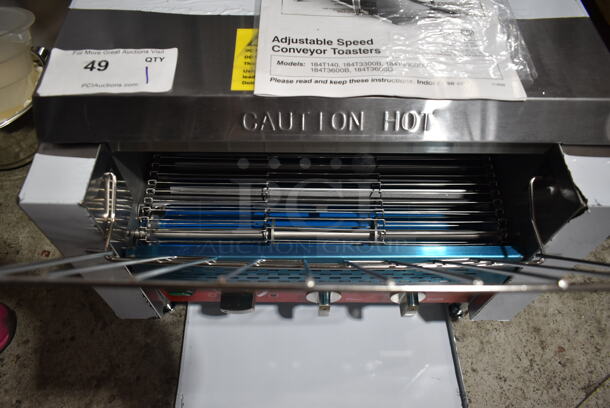 BRAND NEW SCRATCH AND DENT! Avantco 184T3600D Stainless Steel Commercial 14 1/2" Wide Conveyor Toaster with 3" Opening. 240 Volts, 1 Phase. - Image 4 of 7