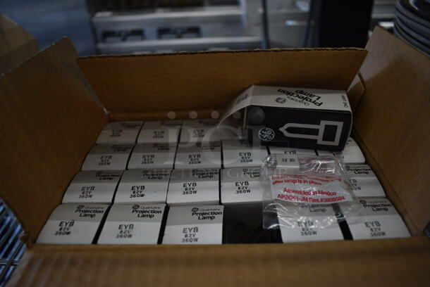 24 BRAND NEW IN BOX! GE EYB Projection Lamps. 82 V 360 W. 24 Times Your Bid! - Image 2 of 6