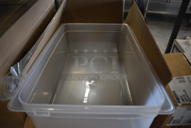 ALL ONE MONEY! Lot of 6 BRAND NEW IN BOX! Cambro Poly Full Size Drop In Bins. 1/1x6 - Image 3 of 4