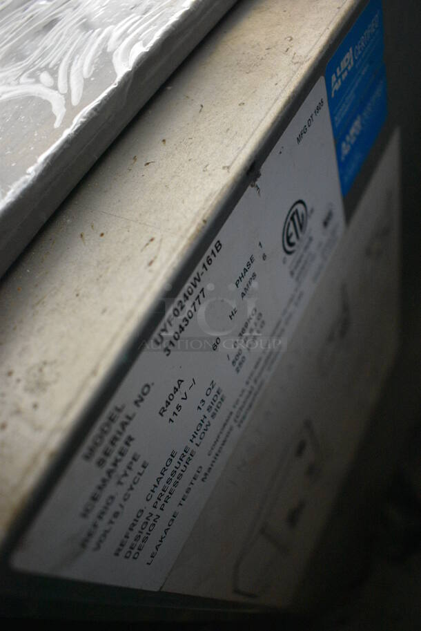 2018 Manitowoc Model UYF0240W-161B Stainless Steel Commercial Self Contained Ice Machine. 115 Volts, 1 Phase. 26x28x39 - Image 6 of 7