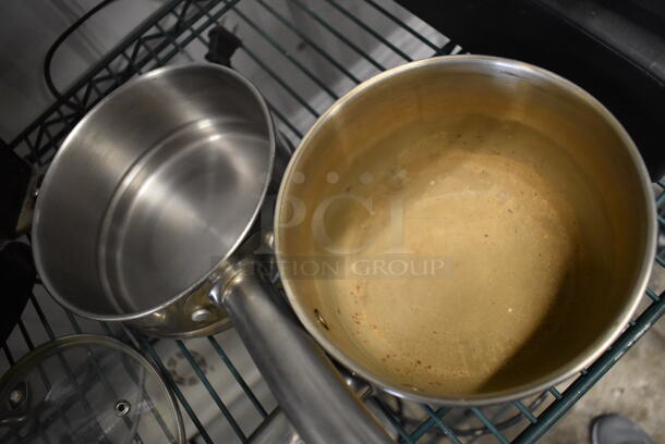 2 Metal Sauce Pans w/ 1 Lid. 14.5xz6x9. 2 Times Your Bid! - Image 4 of 5