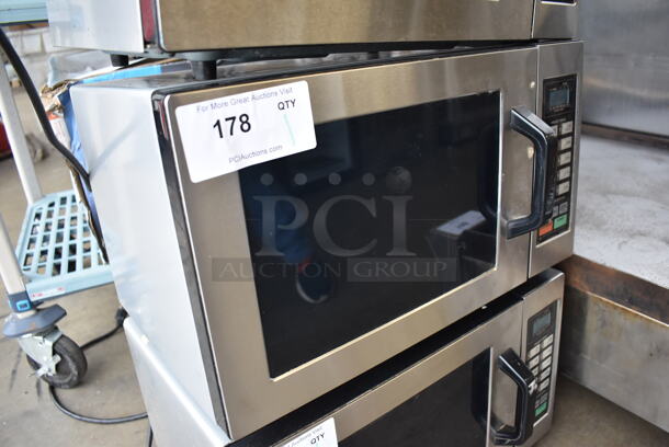 2014 Panasonic NE-1054F T Metal Countertop Microwave Oven. 120 Volts, 1 Phase. 20x13x11 - Image 3 of 6