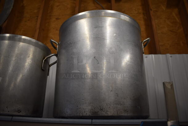 2 Various Metal Stock Pots. 22x18.5x18.5, 17.5x13.5x14.5. 2 Times Your Bid! - Image 4 of 4