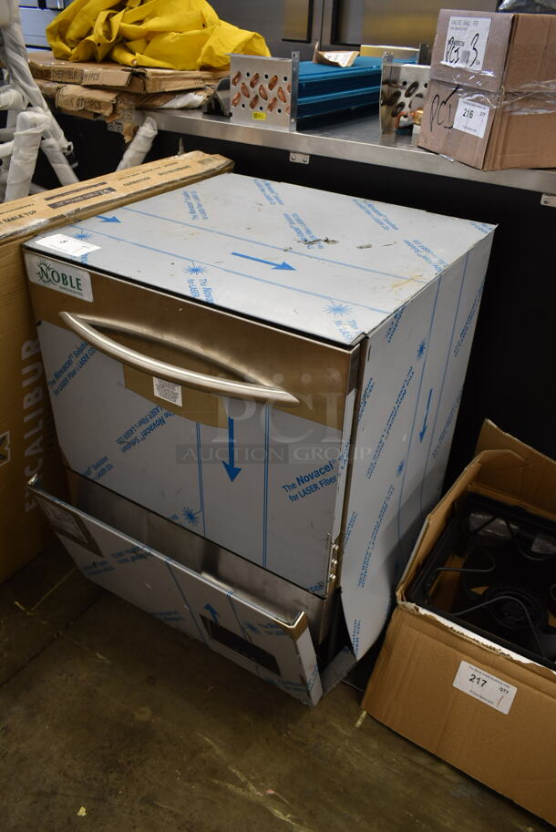 BRAND NEW SCRATCH AND DENT! 2023 Noble Wareforce UH30-E Stainless Steel Commercial Energy Efficient High Temp Undercounter Dishwasher. 208/230 Volts, 1 Phase.  - Image 8 of 8