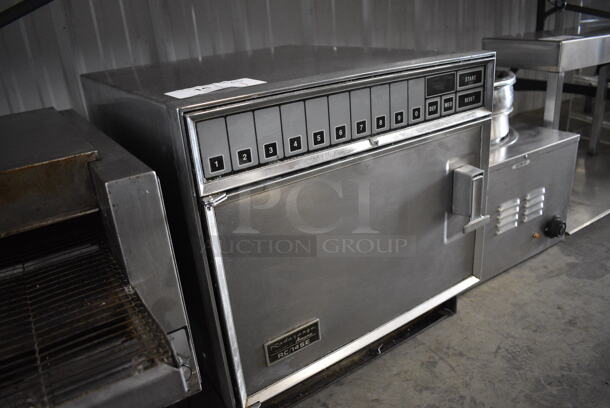 Amana Model RC/14SE Stainless Steel Commercial Countertop Microwave Oven. 18x21x18 - Image 4 of 5
