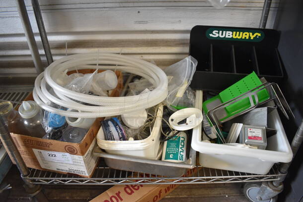ALL ONE MONEY! Lot of Various Items Including Hoses, Poly Bottles and Wires!