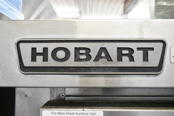 Hobart Stainless Steel Commercial Electric Powered Mini Rotating Rack Oven w/ Lower Double Pan Rack on Commercial Casters. 240 Volts, 3 Phase. - Image 8 of 9