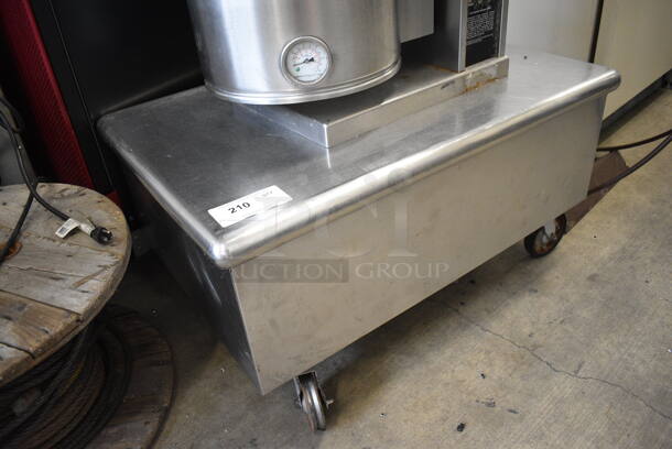 Stainless Steel Commercial Equipment Stand on Commercial Casters. 36x24x18 - Image 2 of 3