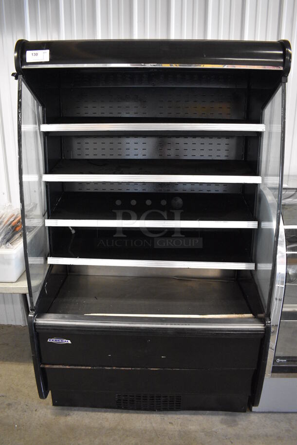 Federal Metal Commercial Open Grab N Go Merchandiser. 47x35x77. Cannot Test Due To Plug Style
