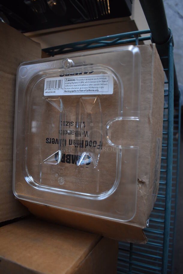 ALL ONE MONEY! Tier Lot of Various Items Including Cambro 1/6 Size Drop In Bin Lids, Poly Bowls and Cambro Trays - Image 5 of 12