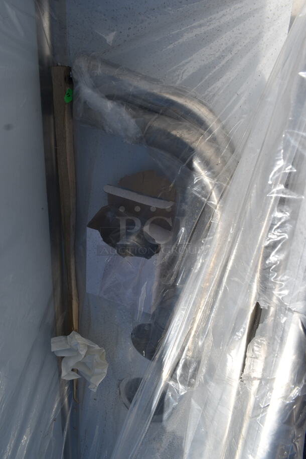 BRAND NEW SCRATCH AND DENT! Regency 600HSMS1872 Stainless Steel Commercial Trough Style Sink. No Legs. - Image 4 of 4