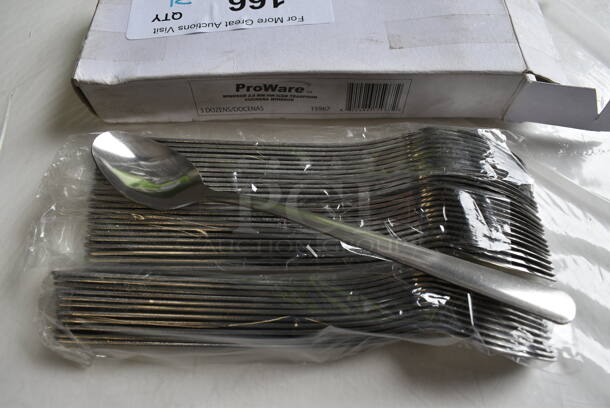 36 BRAND NEW IN BOX! ProWare 15967 Stainless Steel Iced Teaspoons. 8