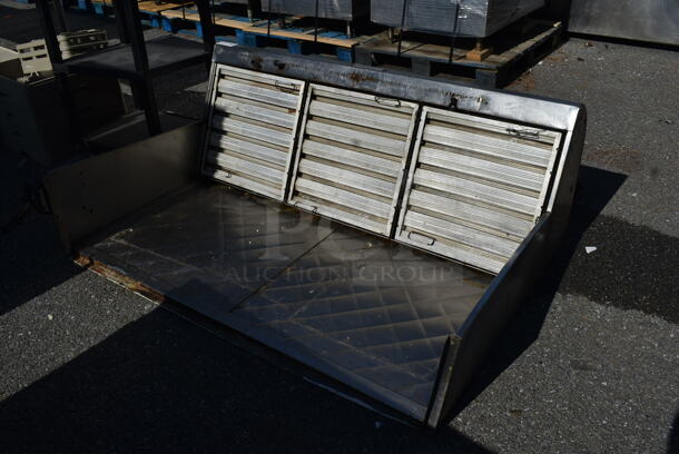 5' Metal Commercial Hood w/ Filters.