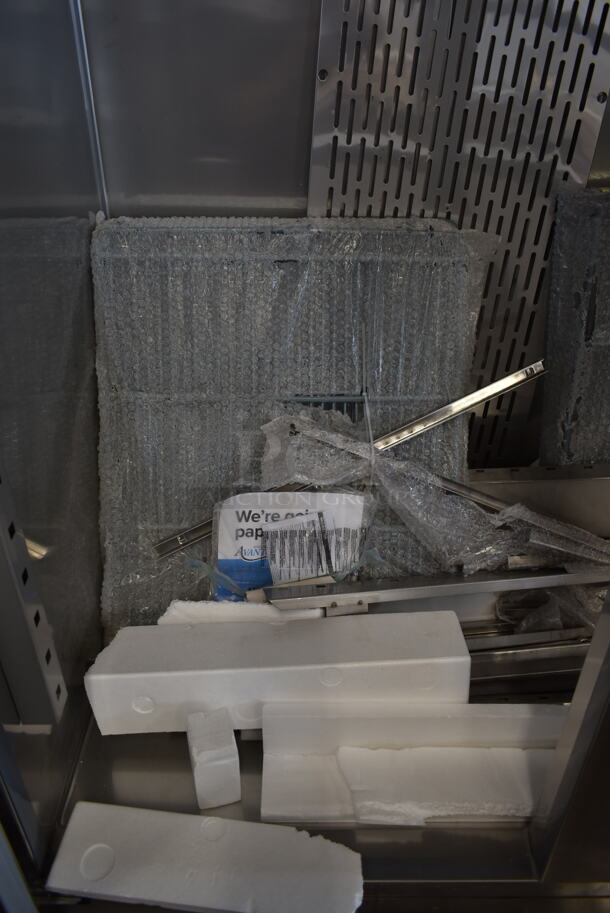 BRAND NEW SCRATCH AND DENT! 2022 Avantco 178SS2FHC Stainless Steel Commercial 2 Door Reach In Cooler. 115 Volts, 1 Phase. Tested and Working! - Image 10 of 12