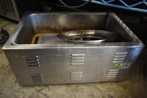 Winco FW-S600 Stainless Steel Commercial Countertop Food Warmer. 120 Volts, 1 Phase. Tested and Working! - Image 4 of 7