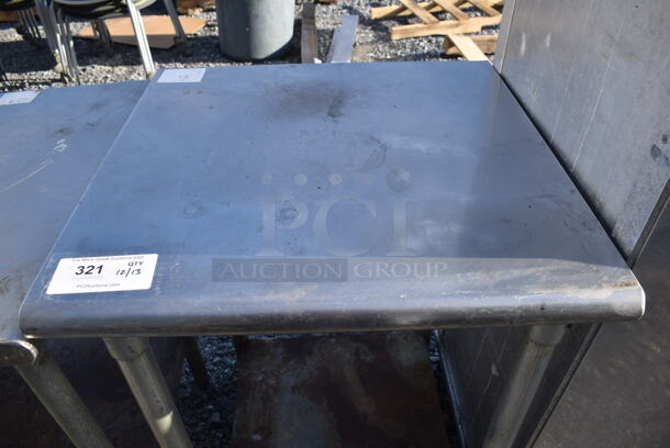Stainless Steel Table w/ Metal Under Shelf. 24x24x36 - Image 4 of 5