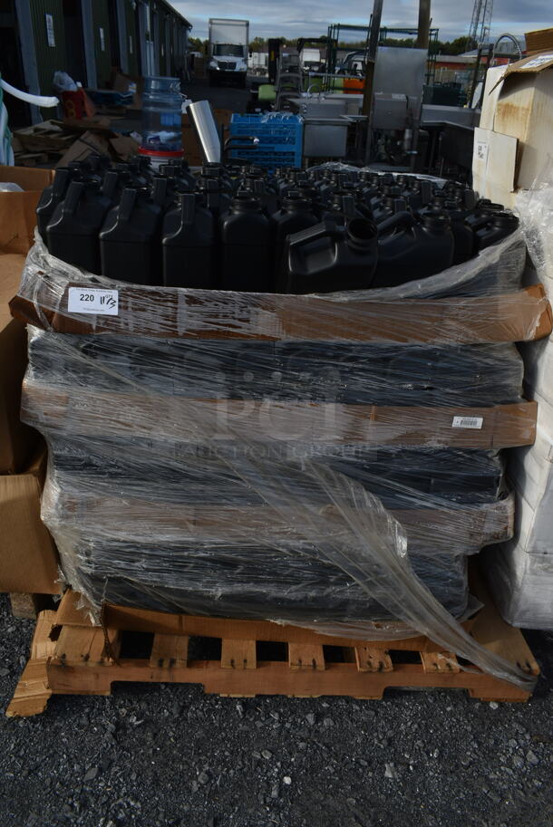 PALLET LOT OF Black Poly Jugs. - Image 2 of 3