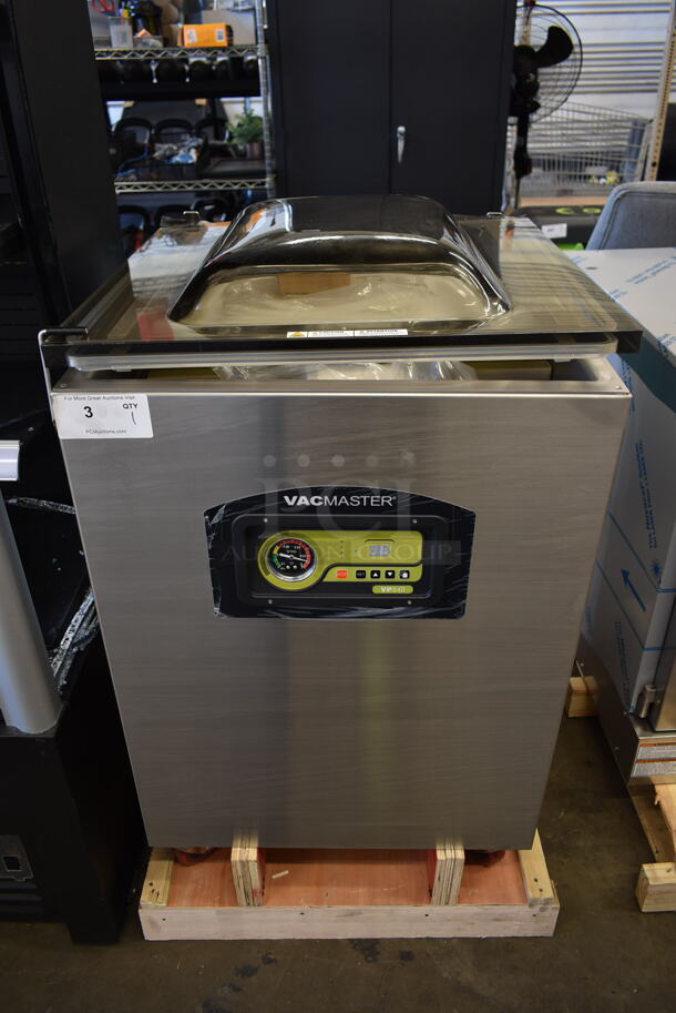 BRAND NEW SCRATCH AND DENT! Vacmaster VP540 Stainless Steel Commercial Floor Style Vacuum Packing Machine. Tested and Working!