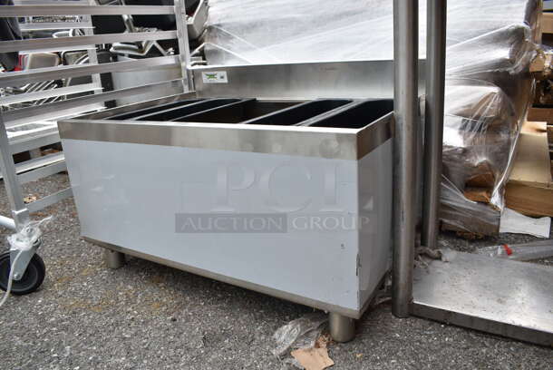 BRAND NEW SCRATCH AND DENT! Regency 600IB2130C0 21" x 30" Underbar Ice Bin with 10 Circuit Post-Mix Cold Plate and Bottle Holders - Image 3 of 7