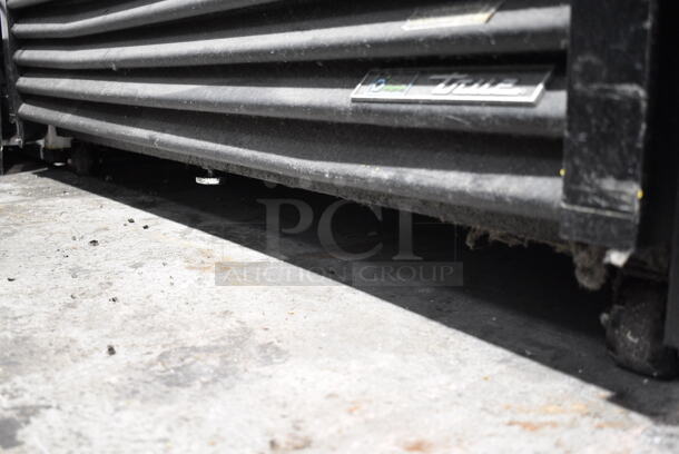 2018 True GDM-49-HC ENERGY STAR Metal Commercial 2 Door Reach In Cooler Merchandiser w/ Poly Coated Racks on Commercial Casters. 115 Volts, 1 Phase. Tested and Working!
 - Image 2 of 6