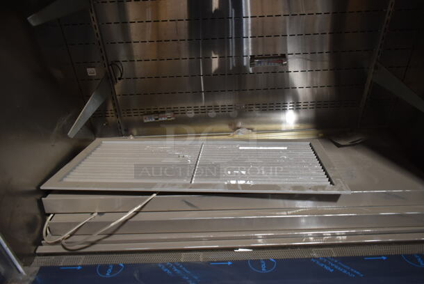 BRAND NEW SCRATCH AND DENT! RPI Industries SCAS48R Stainless Steel Commercial Open Grab N Go Merchandiser. 115/208-230 Volts, 1 Phase.   - Image 7 of 8