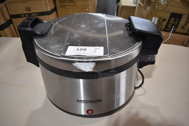 Hamilton Beach 37580 Stainless Steel Countertop Electric Rice Cooker. 120 Volts, 1 Phase. Tested and Working! - Image 2 of 6