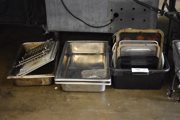 ALL ONE MONEY! Lot of Various Items Including Metal Baking Pans and Drop In Bins - Image 2 of 9