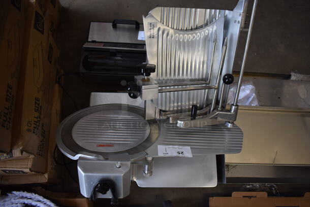 Avantco ASM0013 Stainless Steel Commercial Countertop Automatic Meat Slicer w/ Blade Sharpener. 120 Volts, 1 Phase. 25x26x25. Tested and Working! - Image 6 of 6