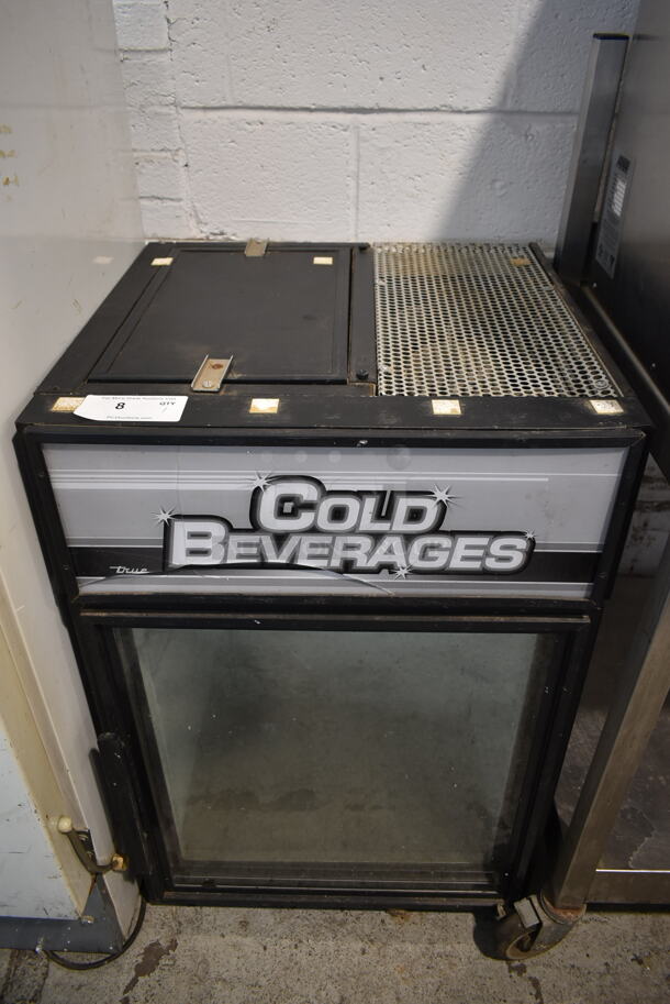 2011 True GDM-05 Metal Commercial Mini Cooler Merchandiser. 115 Volts, 1 Phase. Tested and Working!