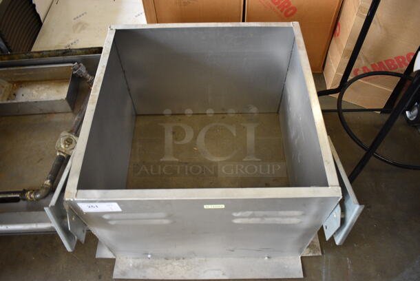 Metal Commercial Bottom Frame / Stand for Mushroom Exhaust Fan. Appears New! 33x33x20.5 - Image 3 of 4