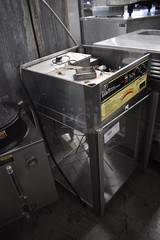 850B Super Pretzel Commercial Stainless Steel Countertop Soft Pretzel Warmer And Display Case.  115 Volts, 1 Phase. Tested and Does Not Power On - Image 2 of 5