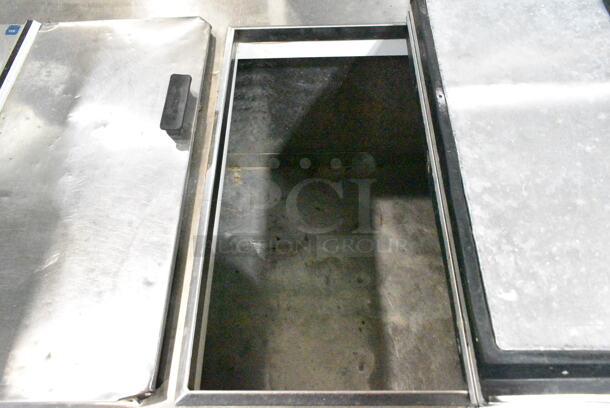 C Nelson BD-8RB Stainless Steel Chest Freezer w/ 2 Center Hinge Lids on Commercial Casters. 115 Volts, 1 Phase. Tested and Working! - Image 6 of 9