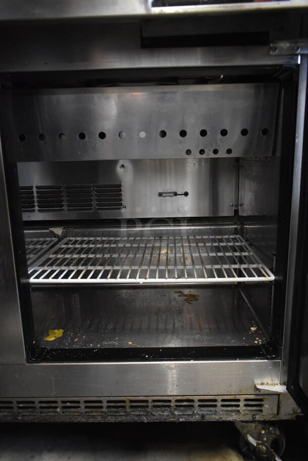 Everest EPBR2 Stainless Steel Commercial Sandwich Salad Prep Table Bain Marie Mega Top on Commercial Casters. 115 Volts, 1 Phase. Tested and Working! - Image 8 of 8