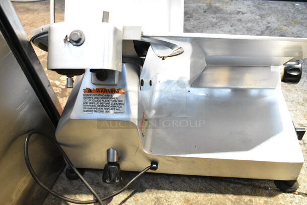 Berkel 827A Stainless Steel Commercial Countertop Meat Slicer w/ Blade Sharpener. 115 Volts, 1 Phase. Tested and Working! - Image 6 of 7