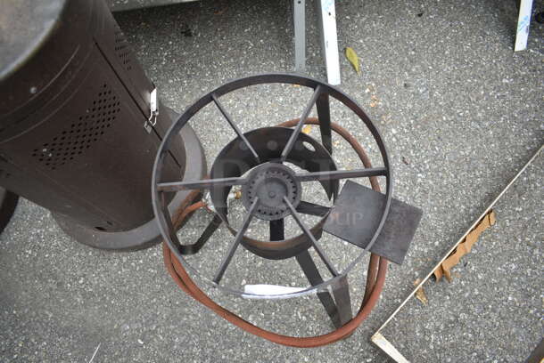Metal Propane Gas Powered Single Burner Range. - Image 2 of 3