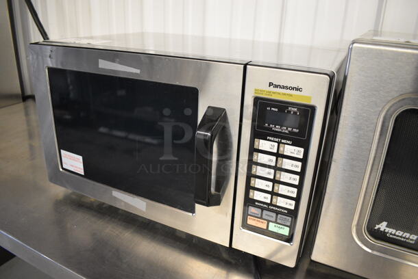 Panasonic Stainless Steel Commercial Countertop Microwave Oven. 120 Volts, 1 Phase. 20x15x12 - Image 2 of 7