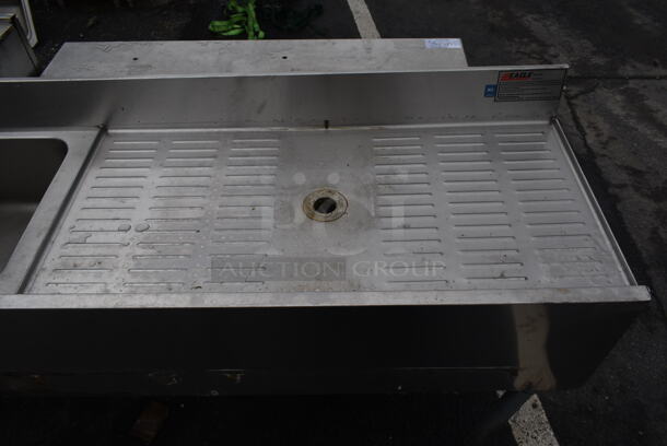 Eagle Stainless Steel Commercial Ice Bin w/ Right Side Drain Board. - Image 2 of 5