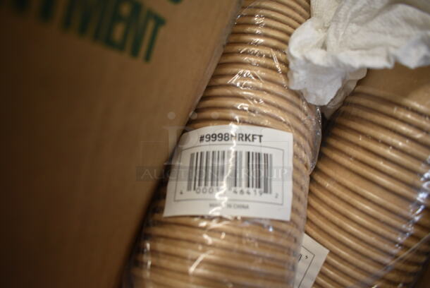PALLET LOT of 15 BRAND NEW Boxes Including 9998NRKFT New Roots 8 oz. Smooth Single Wall Kraft Compostable Paper Hot Cup - 40/Pack, 612OB225LB Choice 2.25 lb. Oblong Foil Take-Out Container - 500/Case, Dart C90PST1 ClearSeal Hinged Lid Plastic Container 8 1/4" x 8 1/4" x 3" - 250/Case, Choice Paper Scoop Cups, 43306HCUPC Choice 6-Cup High Dome Hinged OPS Plastic Cupcake / Muffin Container, 999P150B Choice 1.5 oz. Black Plastic Souffle Cup / Portion Cup - 100/Pack, 612OB4LB Choice 4 lb. Oblong Foil Take-Out Container - 250/Case. 15 Times Your Bid! - Image 2 of 12