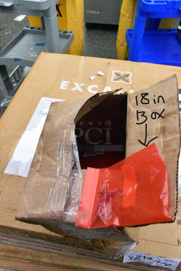 4 BRAND NEW SCRATCH AND DENT! Items Including Commercial Casters Set, Metal Legs, Short Legs and Box of 18 Bags of Screws. 4 Times Your Bid!  - Image 7 of 8