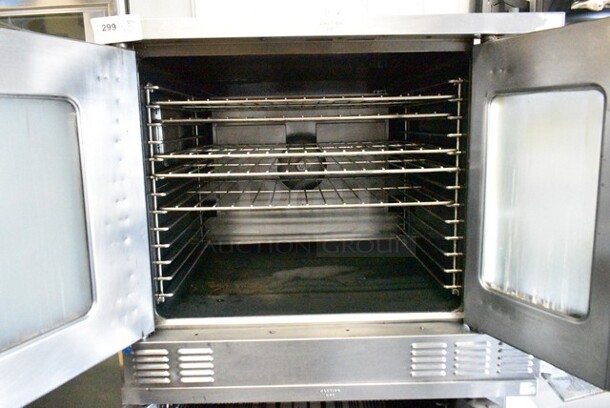 2 Garland Master 200 Stainless Steel Commercial Natural Gas Powered Full Size Convection Oven w/ View Through Door, Metal Oven Racks and Thermostatic Controls on Commercial Casters. 2 Times Your Bid! - Image 3 of 8