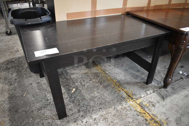 Wood Pattern Coffee Table. 34x19.5x17 - Image 2 of 3