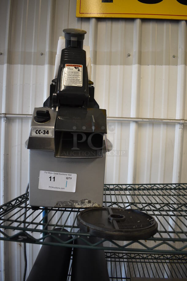 Hallde CC-34 Stainless Steel Commercial Countertop Food Processor w/ Blade. 120 Volts, 1 Phase. 12x16x23. Tested and Working! - Image 2 of 7