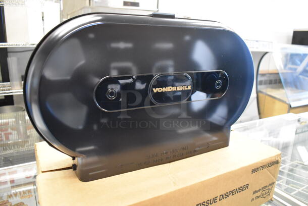 6 BRAND NEW IN BOX! Vondrehle Gray Poly Wall Mount Toilet Paper Dispensers. 19.5x5x11. 6 Times Your Bid! - Image 2 of 7
