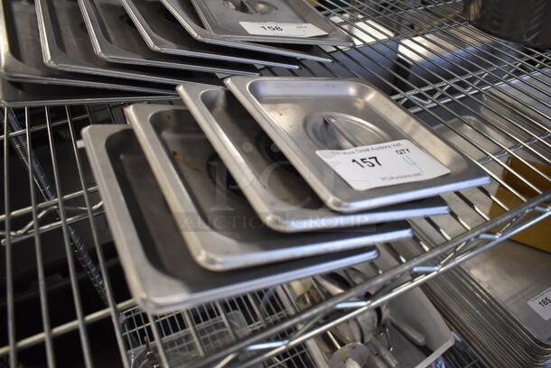 4 Stainless Steel 1/6 Size Drop In Bin Lids. 4 Times Your Bid! - Image 3 of 3