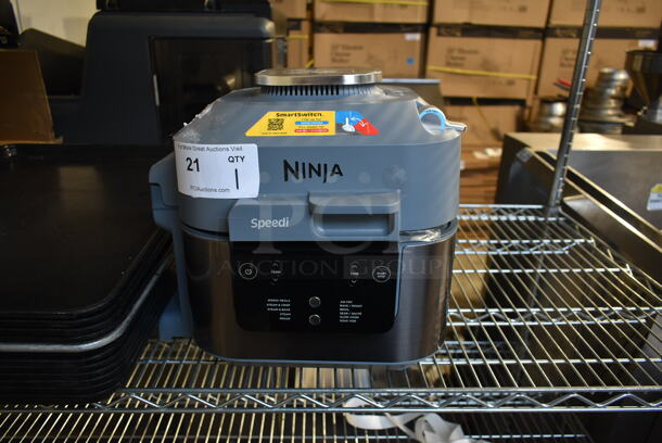 Ninja SF Series T8 Metal Countertop Food Steam Oven Air Fryer. 120 Volts, 1 Phase. 