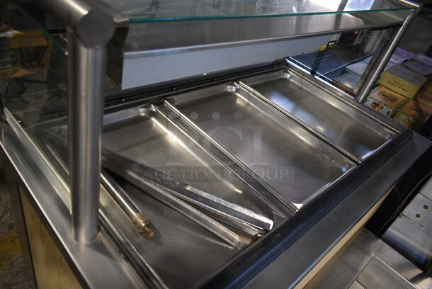 Piper Products 3-CB Stainless Steel Commercial Floor Style Electric Powered Refrigerated Buffet Table. 120 Volts, 1 Phase. Tested and Powers On But Does Not Get Cold - Image 4 of 5